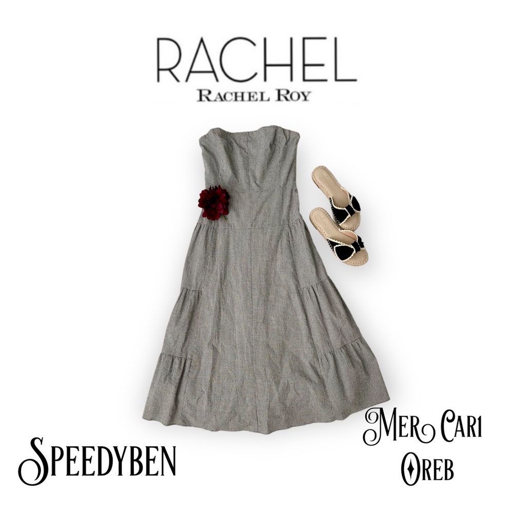 Rachel Roy Collection Strapless Striped Dress size 4